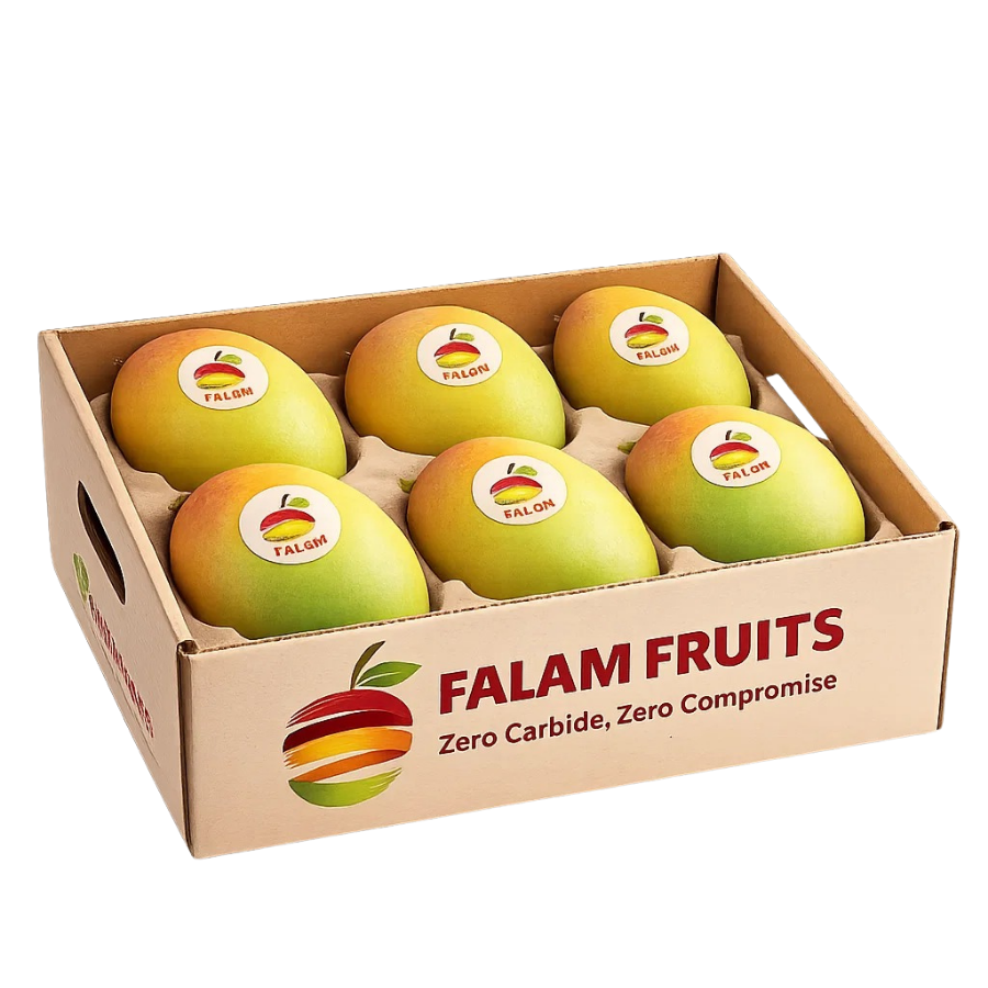 Authentic Ratnagiri Alphonso Hapus mangoes in a wooden pethi