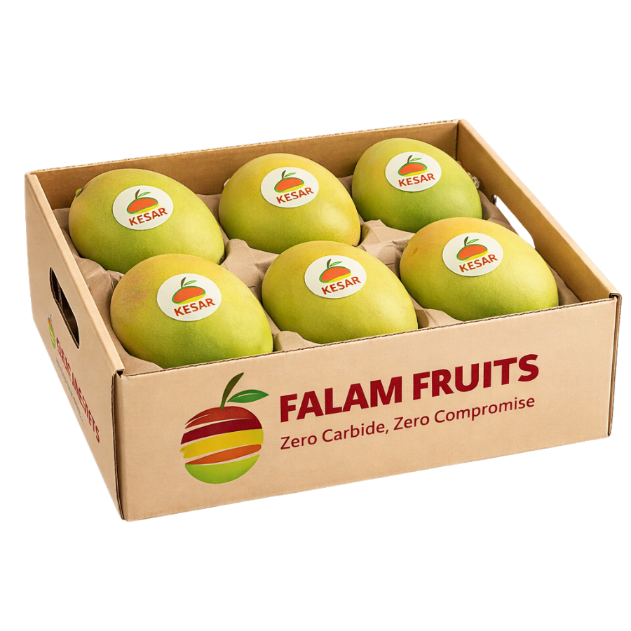 Carbide-free Kesar mangoes from Gujarat